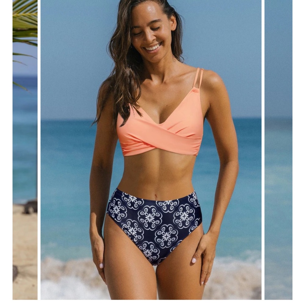 NWT.  Popvil 2 piece swim suit.